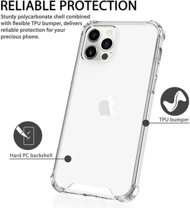 iPhone 12: n on oltava läpinäkyvä TPU / akryyli