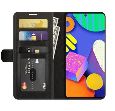 Moto G50 lompakkokotelo PU-nahka / TPU musta