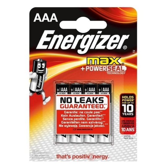 Akut Energizer Max AAA LR03 (4 pcs)