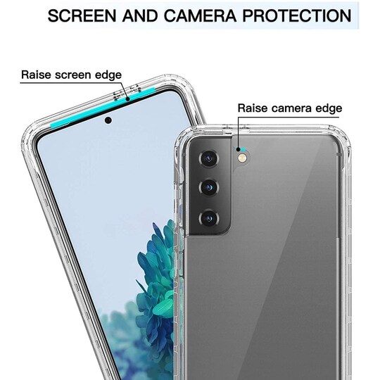 Samsung Galaxy S21 tarvitsee läpinäkyvän TPU / akryyli