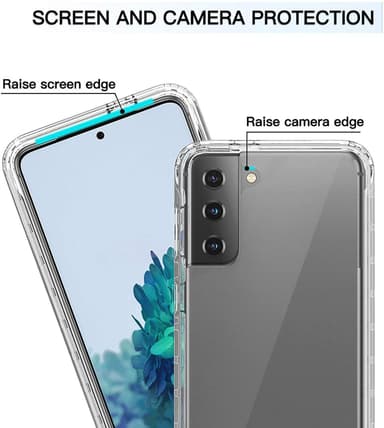 Samsung Galaxy S21 tarvitsee läpinäkyvän TPU / akryyli