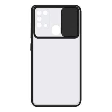 Matkapuhelimen kotelo, jossa TPU Edge -ominaisuus Samsung Galaxy A31 KSIX Duo Soft Cam Protect Musta