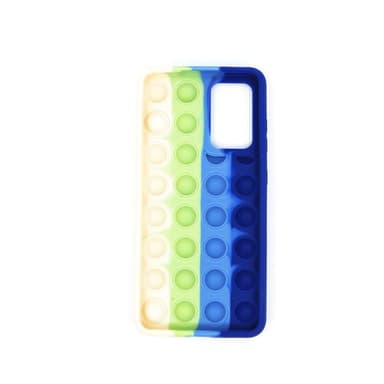 Samsung Galaxy S21 Ultra Cover Fidget Bubbles Sininen / Vihreä / Valkoinen