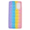Samsung Galaxy A72 kuori Fidget-kuplat vaaleanpunainen / keltainen / sininen / violetti
