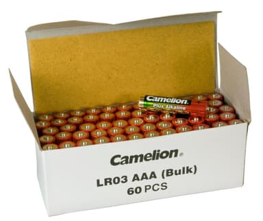Camelion AAA/LR03, Plus Alkaline, 60 kpl