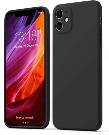iPhone 11 Suojakuori Pehmeä TPU Musta