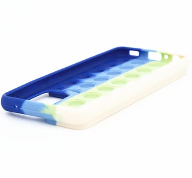 Samsung Galaxy S21 Ultra Cover Fidget Bubbles Sininen / Vihreä / Valkoinen