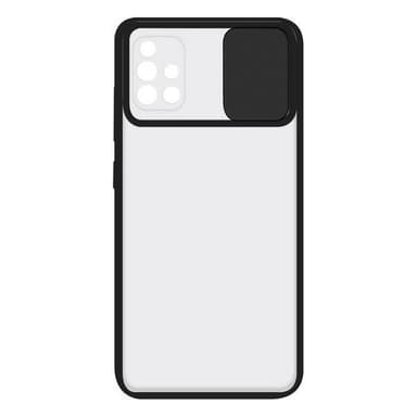 Matkapuhelimen kotelo, jossa TPU Edge -ominaisuus Samsung Galaxy A51 KSIX Duo Soft Cam Protect Musta