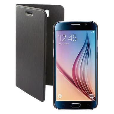 Matkapuhelimen foliokotelo Samsung Galaxy S6 KSIX Magnet Musta