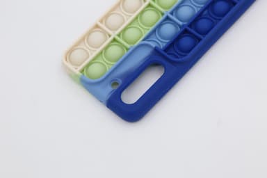Samsung Galaxy S21 Cover Fidget Bubbles Sininen / Vihreä / Valkoinen