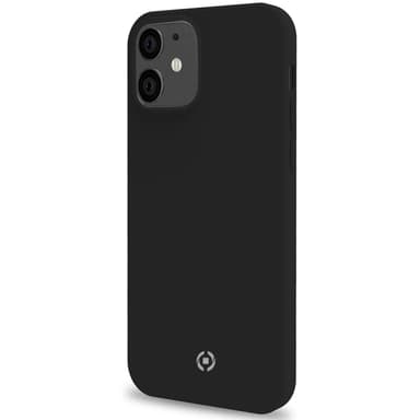 Cromo Pehmeä kumikotelo iPhone 12 Mini Musta
