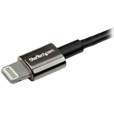 StarTech.com USBLTM1MBK, 1 m, Lightning, USB A, Uros, Uros, Musta