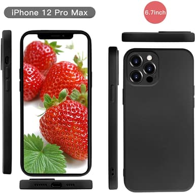 iPhone 12 Pro Max tarvitsee TPU-mustan