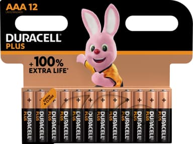 Duracell Plus Power AAA paristo (12 kpl)