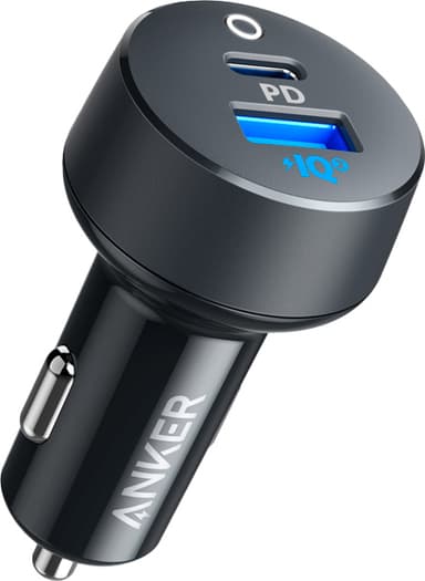 Anker PowerDrive PD+2 Dual USB autolaturi (musta)