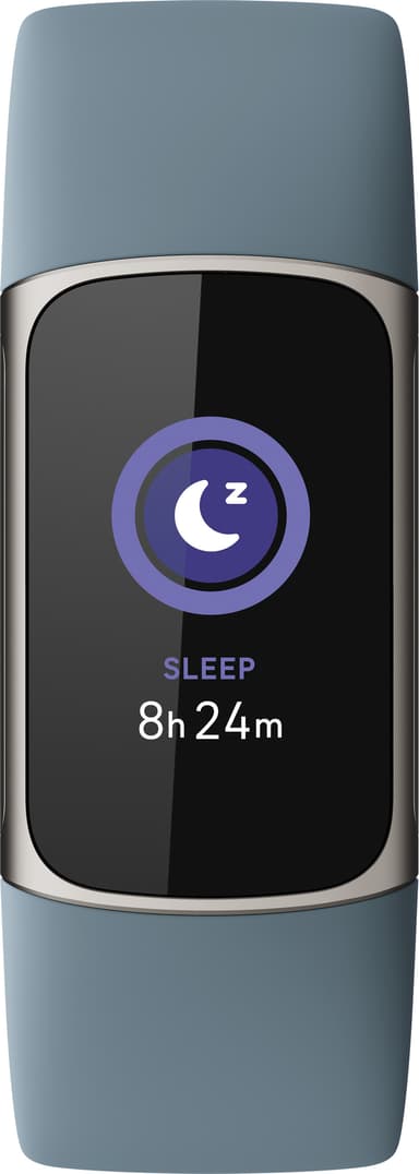 Fitbit Charge 5 aktiivisuusranneke (Steel Blue/Platinum)