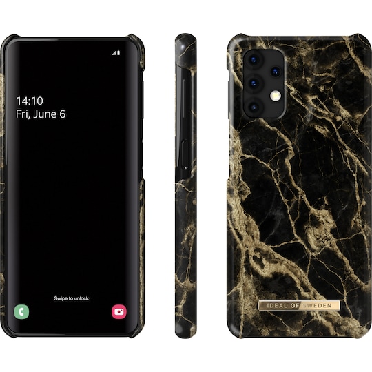iDeal of Sweden Samsung Galaxy A32 5G suojakuori (Golden Smoke Marble)