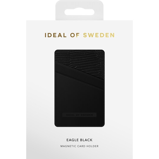iDeal of Sweden magneettinen korttitasku (Eagle Black)