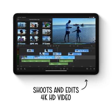 iPad Air (2020) 256 GB LTE (tähtiharmaa)
