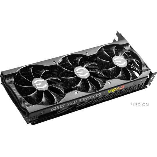 EVGA GeForce RTX 3080 XC3 BLACK 10GB (LHR) näytönohjain