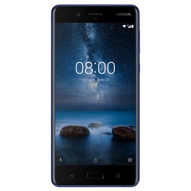 Nokia 8 älypuhelin (matta sininen)
