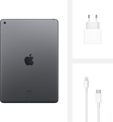 iPad 10,2" (2020) 128 GB WiFi (tähtiharmaa)