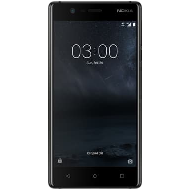 Nokia 3 älypuhelin (musta)
