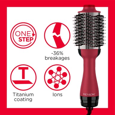 Revlon Pro Collection Titanium lämpöharja RVDR5279UKE (punainen)