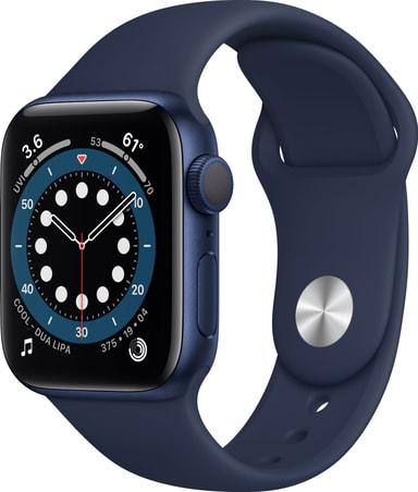 Apple Watch Series 6 40mm GPS (sin. alumiini/sin. urheilura.) - Gigantti  verkkokauppa