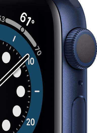 Apple Watch Series 6 40mm GPS (sin. alumiini/sin. urheilura.) - Gigantti  verkkokauppa