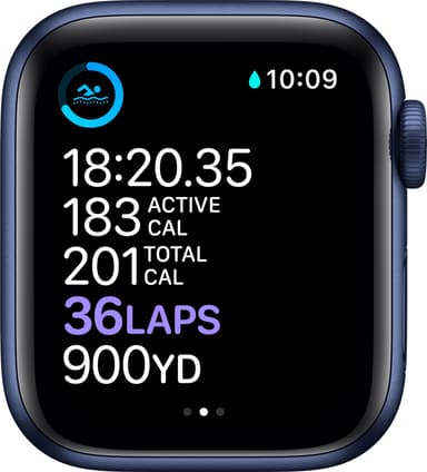 Apple Watch Series 6 40mm GPS (sin. alumiini/sin. urheilura.)