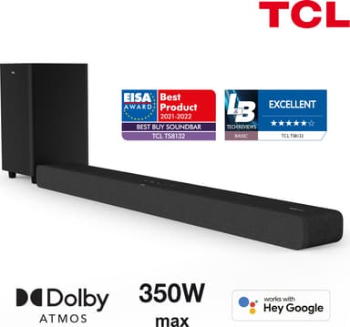 TCL TS8132 3.1.2-kanavainen soundbar (musta)