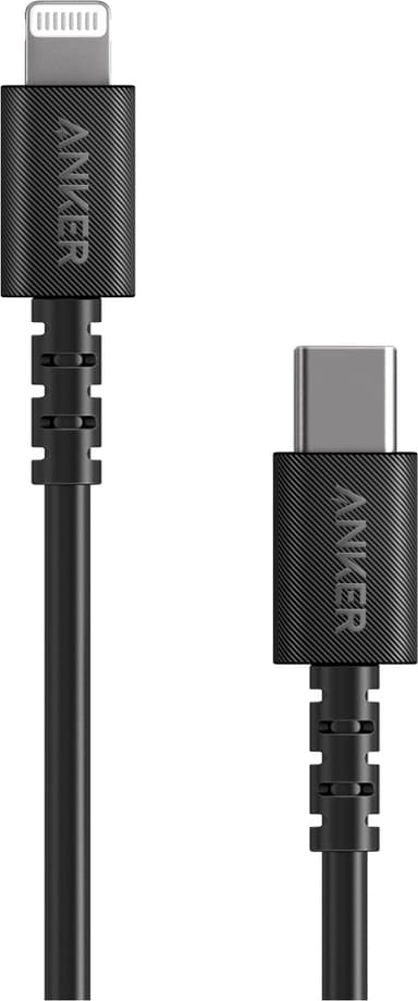 Anker USB-C - Lightning kaapeli 1,8 m (musta)