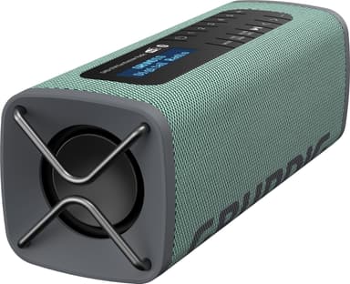 Grundig Band kannettava radio (vihreä)