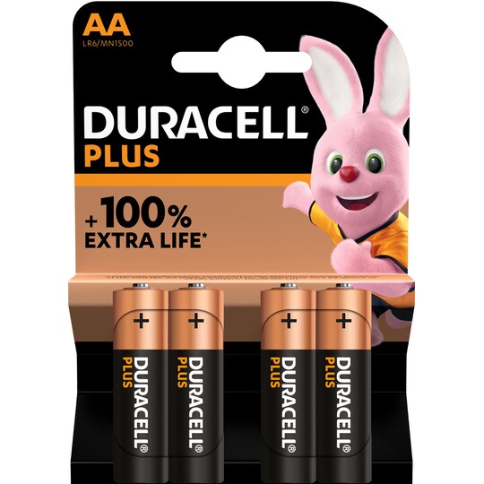Duracell Plus Power AA paristo (4 kpl)