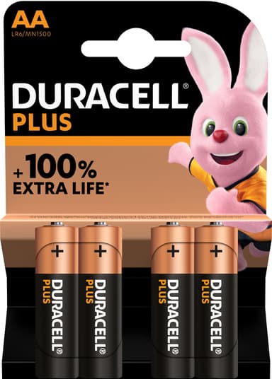 Duracell Plus Power AA paristo (4 kpl)