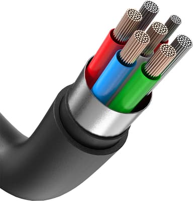 Anker USB-C - Lightning kaapeli 1,8 m (musta)