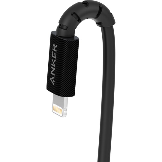 Anker USB-C - Lightning kaapeli 1,8 m (musta)
