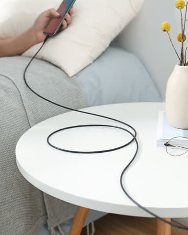 Anker PowerLine III USB-C - USB-C 2.0 kaapeli 1,8 m (musta)