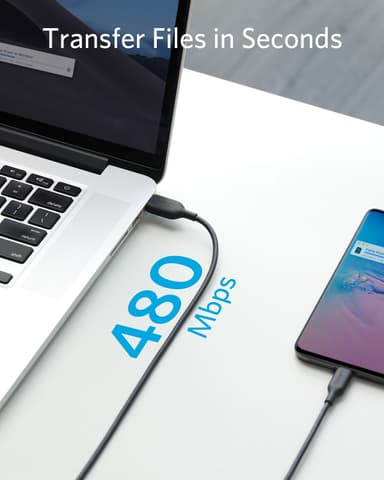 Anker PowerLine III USB-C - USB-C 2.0 kaapeli 1,8 m (musta)