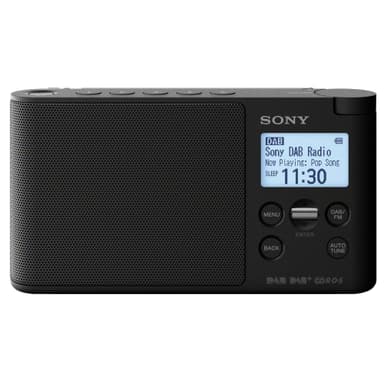 Sony kannettava radio XDR-S41D (musta)