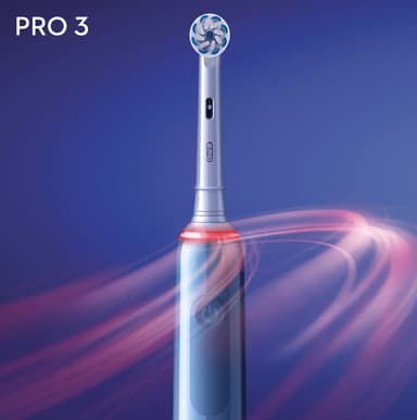 Oral-B Pro3 3700 sähköhammasharja 291176 (vaaleansininen)