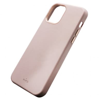 Puro iPhone 12/iPhone 12 Pro Kuori SKY Leather Look Rose