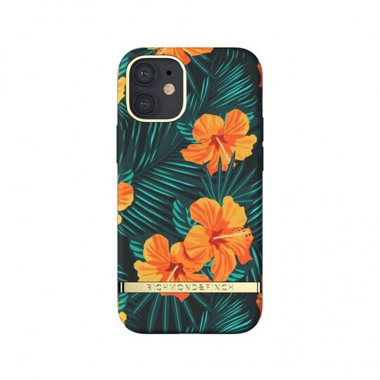 iPhone 12 Mini Kuori Orange Hibiscus