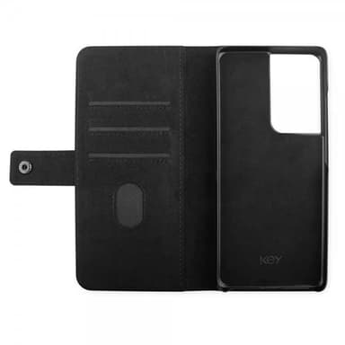 Key Samsung Galaxy S21 Ultra Kotelo Slim Wallet Nordfjord Musta