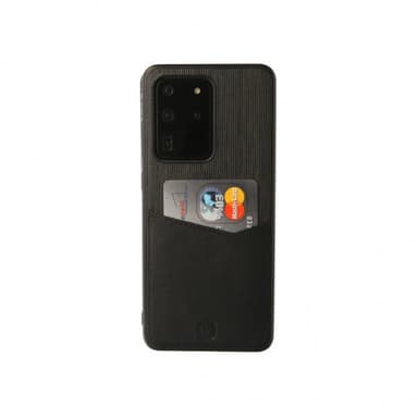 Valenta Samsung Galaxy S20 Ultra Kuori Back Cover Card Slot Musta