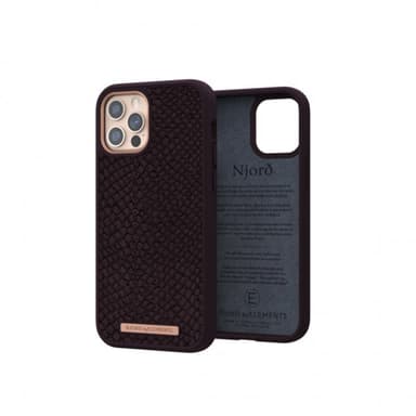 Njord by Elements iPhone 12/iPhone 12 Pro Kuori Salmon Series Aubergine