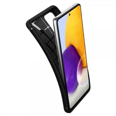 Spigen Samsung Galaxy A72 Kuori Rugged Armor Matte Black