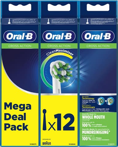 Oral B Cross Action harjaspäät 374251