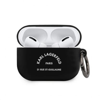 Karl Lagerfeld AirPods Pro Kuori Rue St Guillaume Musta